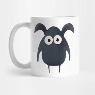 Mouthless Cute Little Black Monster Mug